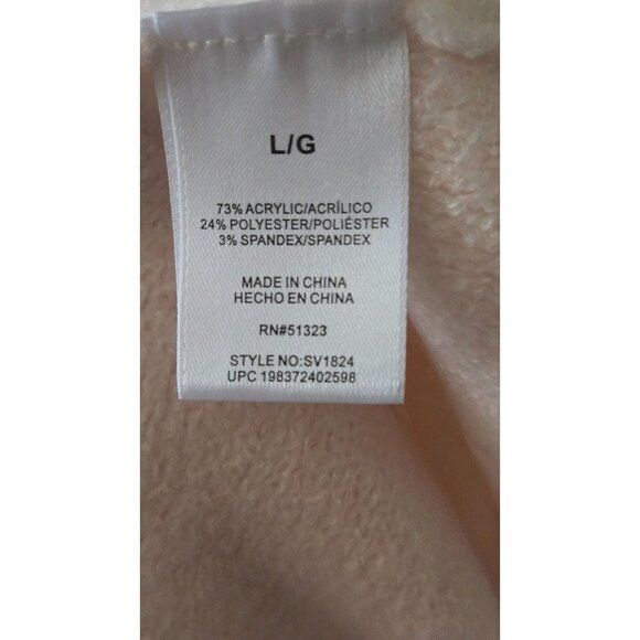 Vince Camuto Relaxed Fit Cozy Crewneck Heart Sweater Size L - Picture 5 of 6